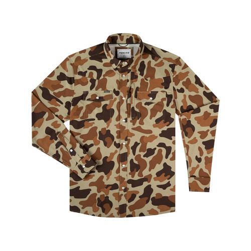 Poncho shirt men - shirt, xl