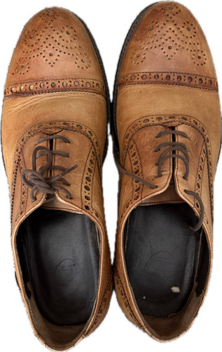 Vintage men tan - men's, leather